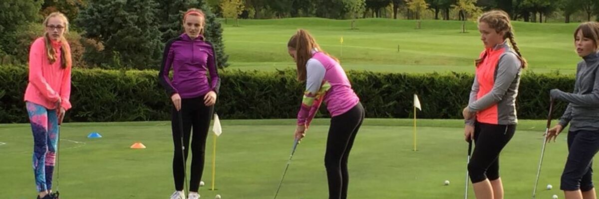Junior golfers